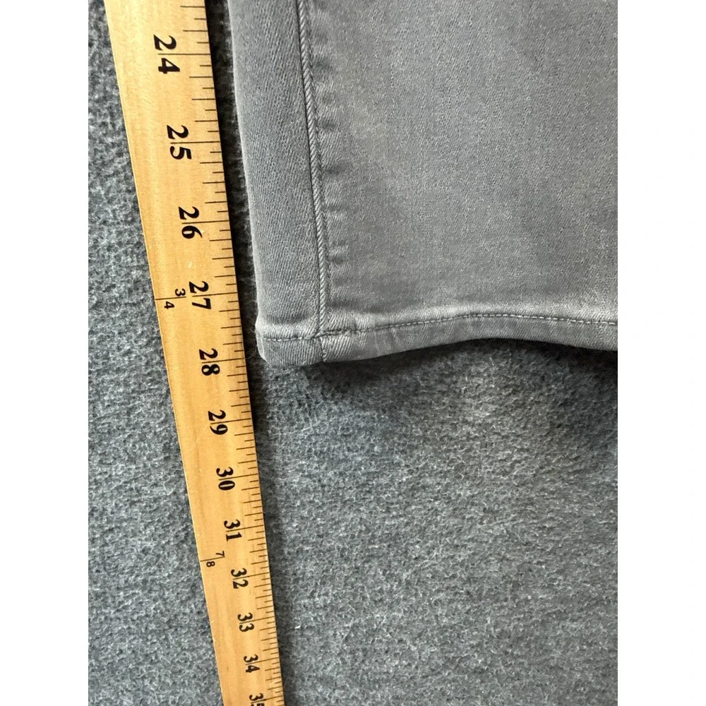 New Talbots Straight Leg Jeans Womens 18WP Grey High Waist Curvy Plus Petite Nwt